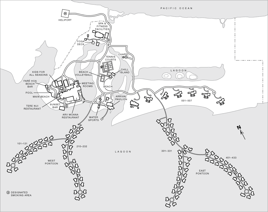 Bora Bora Resort Map Bora Bora Hotel Four Seasons Resort