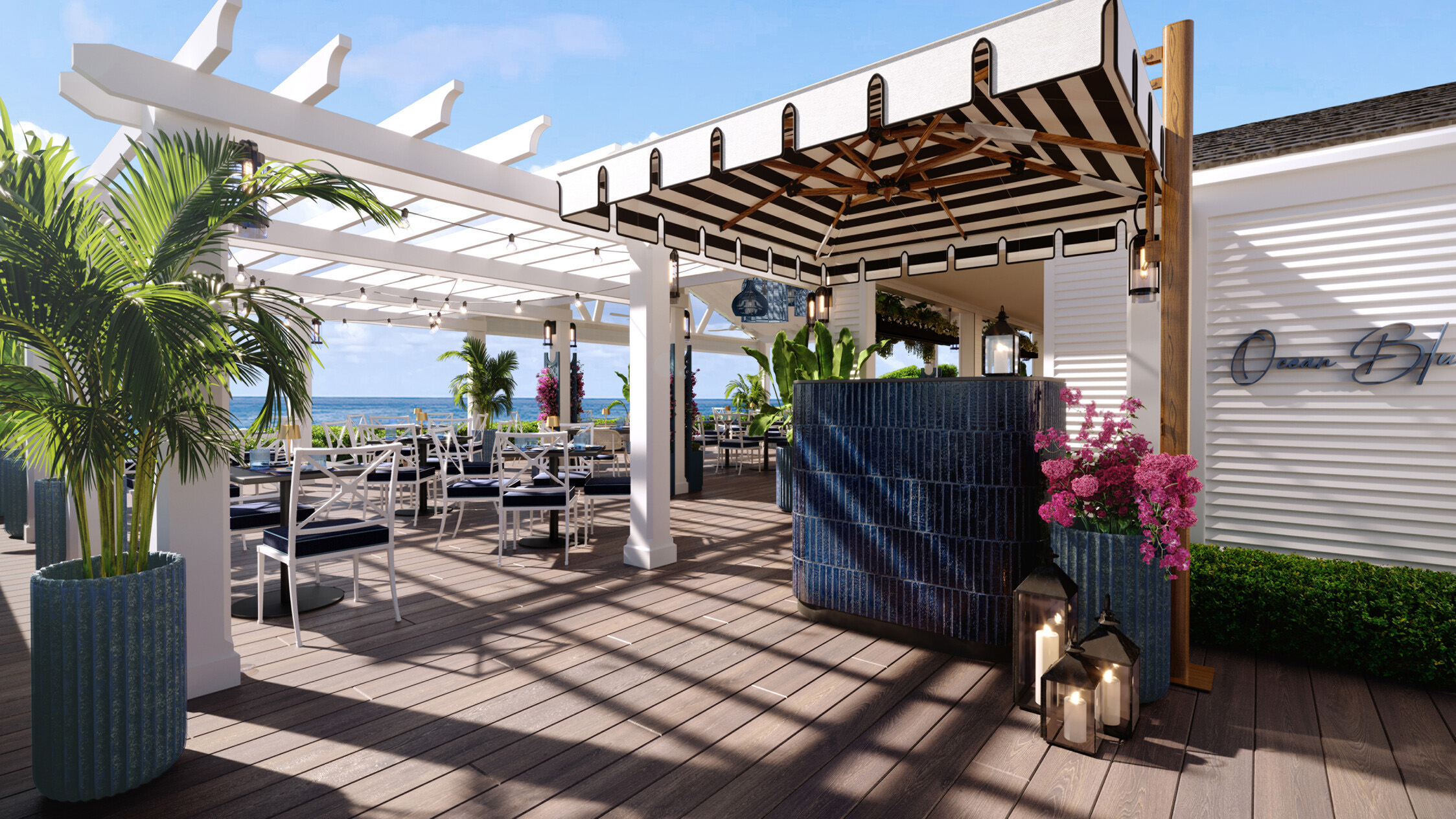 Discover the Newly Enhanced Ocean Blu Restaurant at The Ocean Club, A