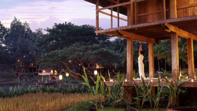 Yoga in the Spa at Four Seasons Resort Chiang Mai