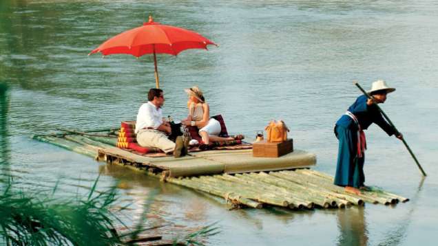 Honeymoon at Four Seasons Tented Camp Golden Triangle Thailand