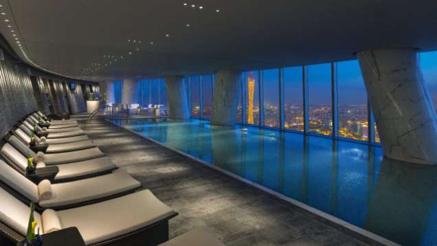 Indoor Pool at Four Seasons Hotel Guangzhou