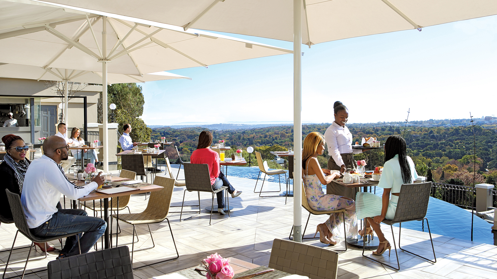 Views from Four Seasons Hotel The Westcliff Johannesburg