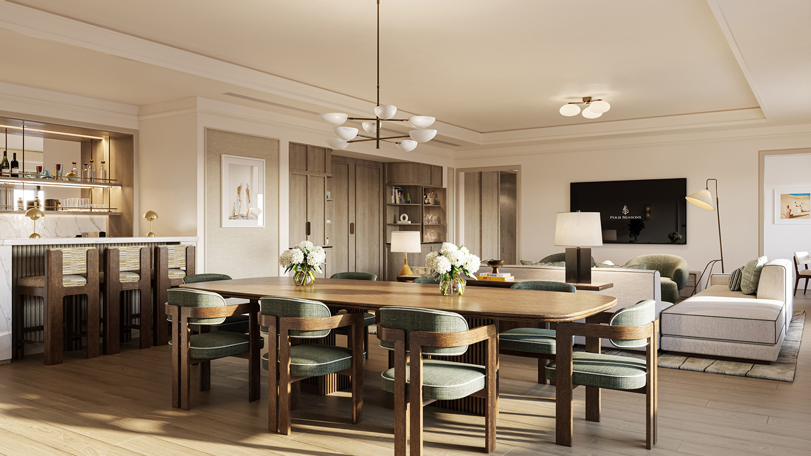 Four Seasons Hotel Miami Debuts New Penthouse and Presidential Suites - The Four Seasons Penthouse Suite