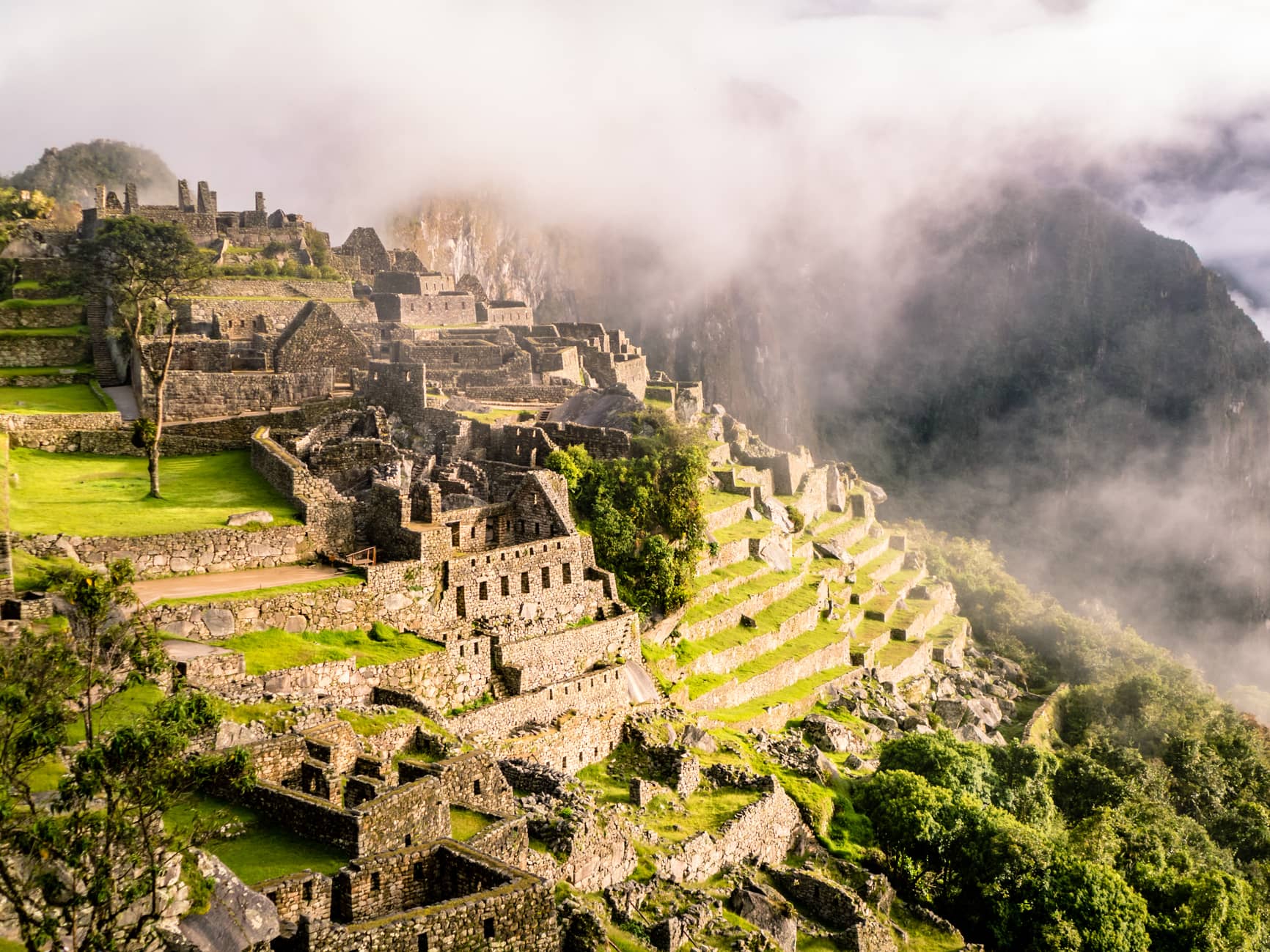 Walls within Machu Picchu 