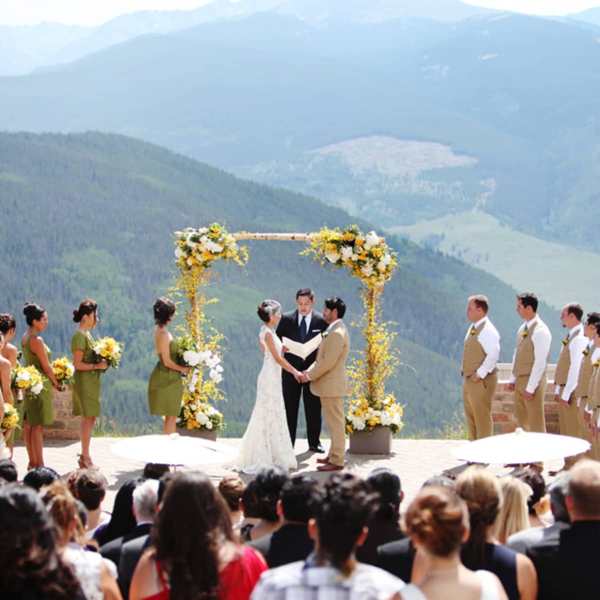 Summer Resort Wedding In Vail Colorado Mountain Four Seasons
