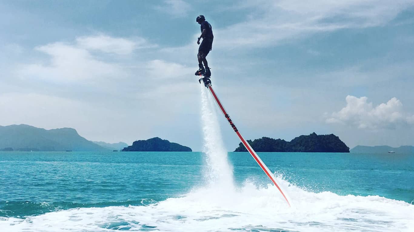 马来西亚的首个xjetblades水上飞行器