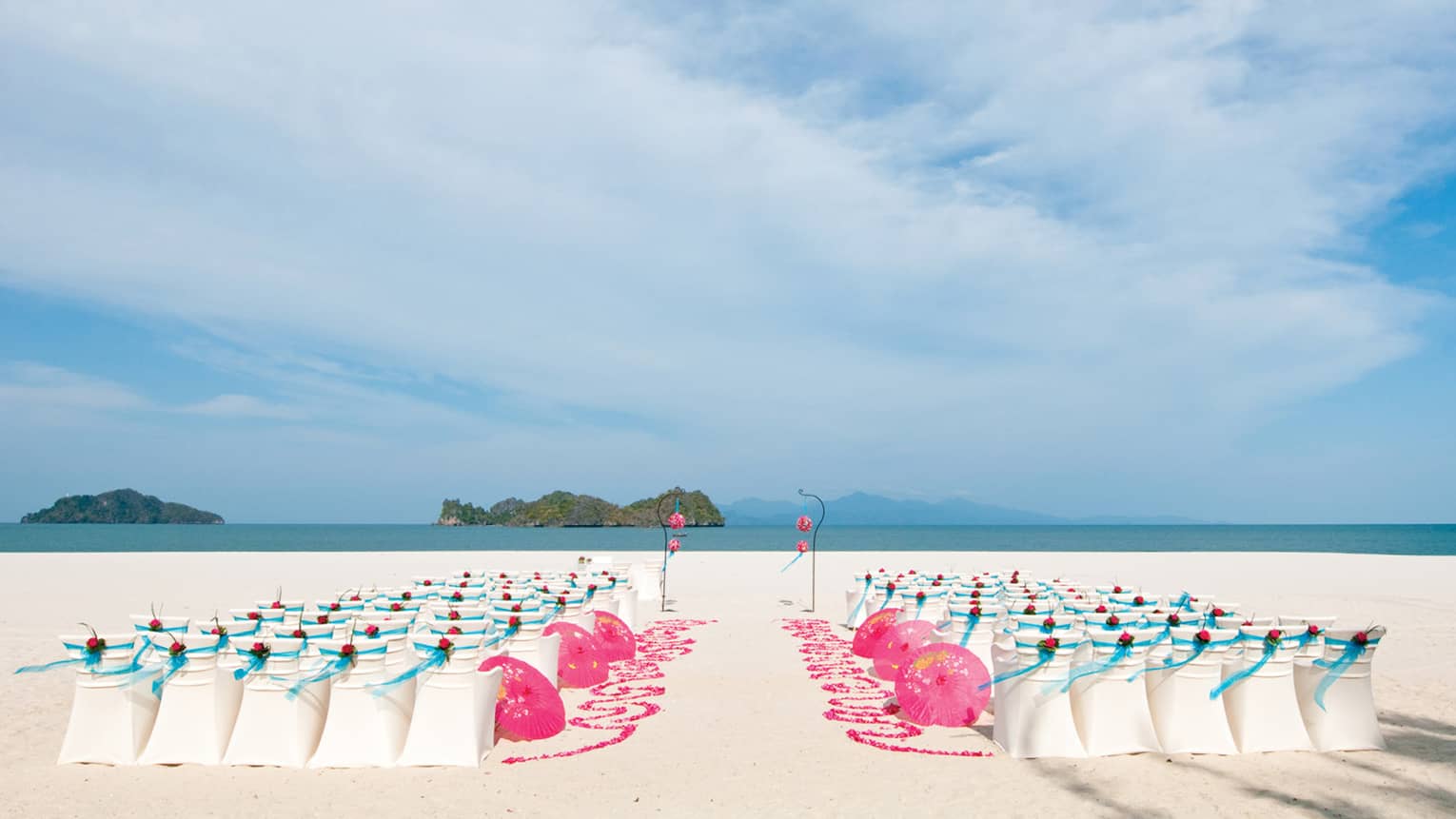 Evening beach wedding online
