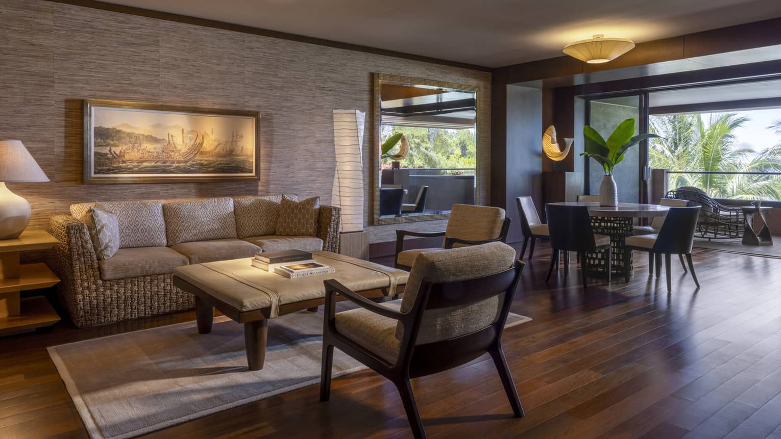 Oceanfront penthouse suite at Four Seasons Resort Lanai