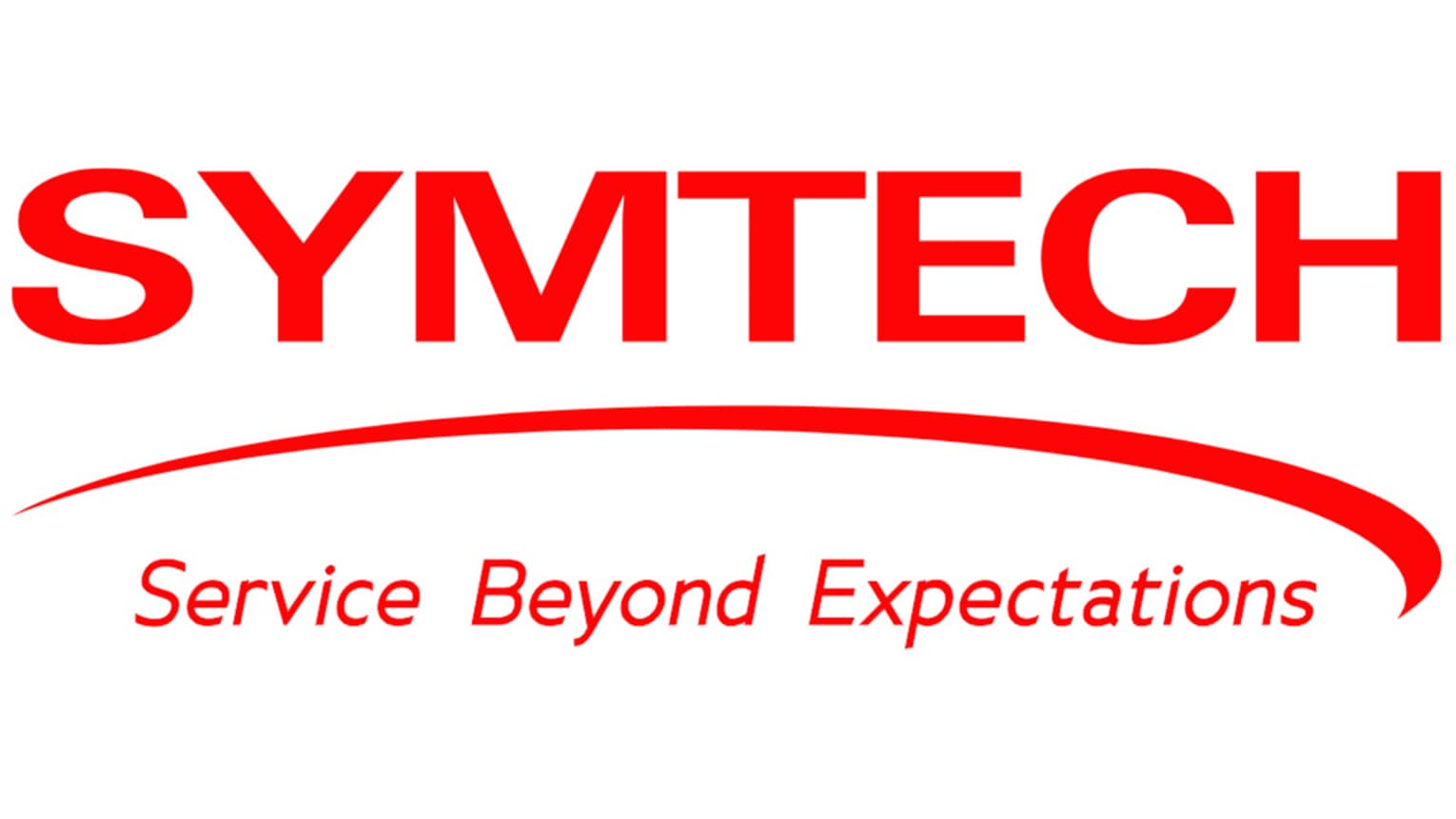 A logo that says Symtech Service Beyond Expectations.