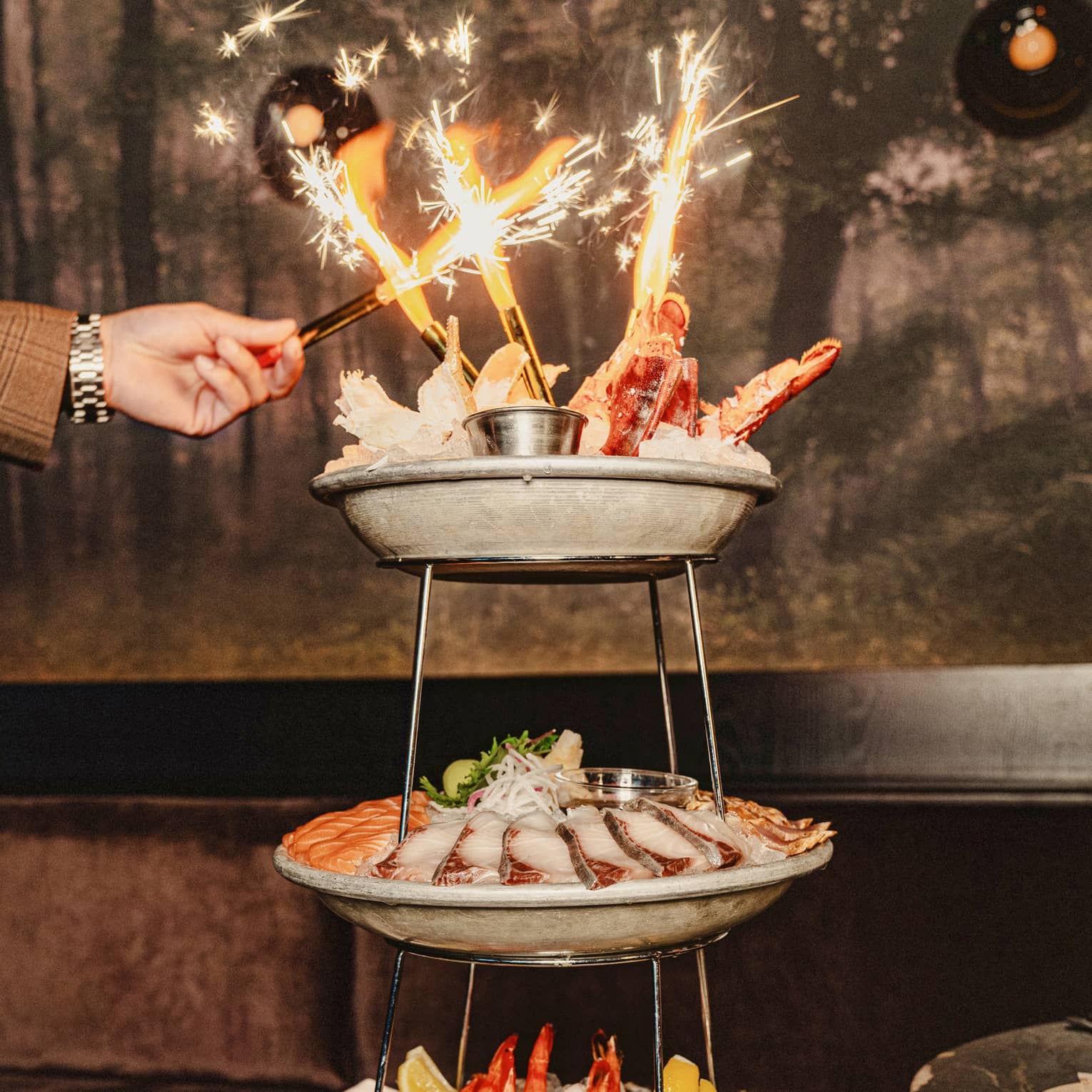 Seafood tower