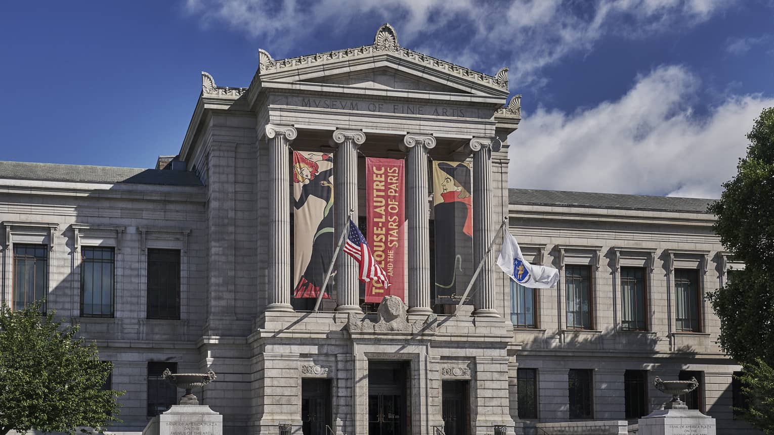 A brick government building in boston black bay