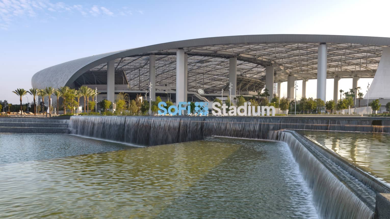 Exterior of SoFi Stadium