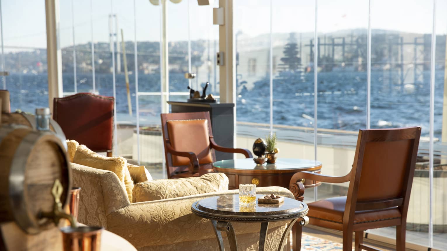  Atik Pasha Lounge vignette by tall windows