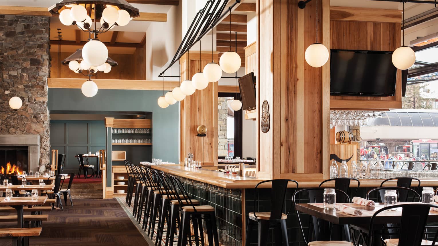 The Handlebar bar area at Four Seasons Resort and Residences Jackson Hole