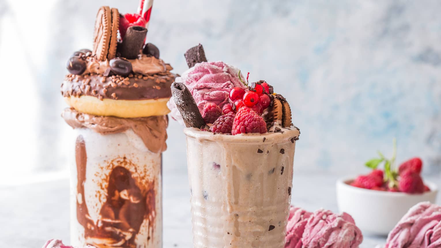 Fancy milkshakes at Four Seasons Resort Maui at Wailea