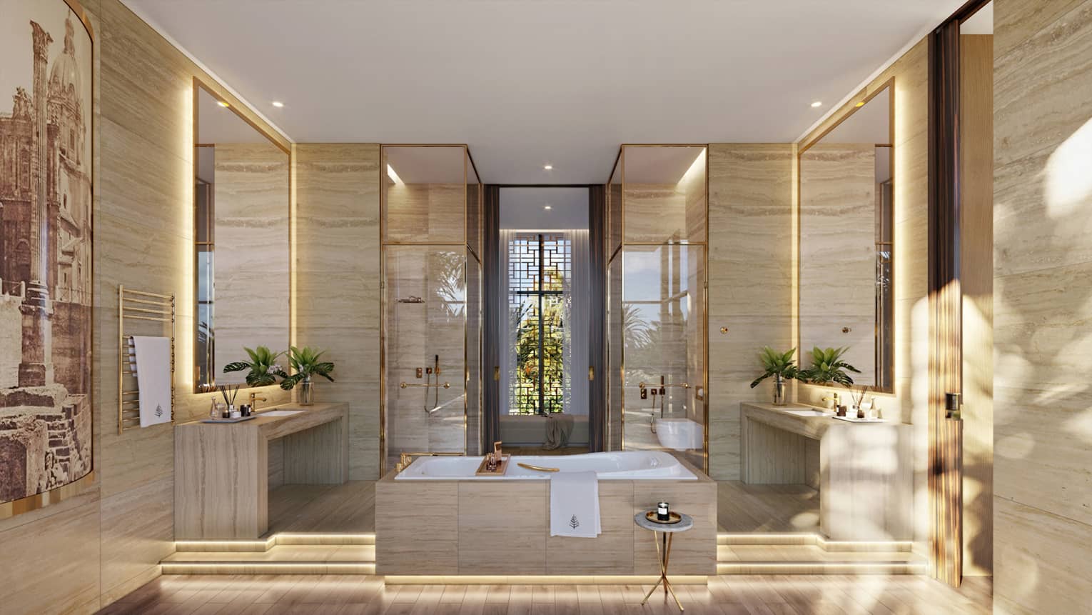 Rendering of bathroom