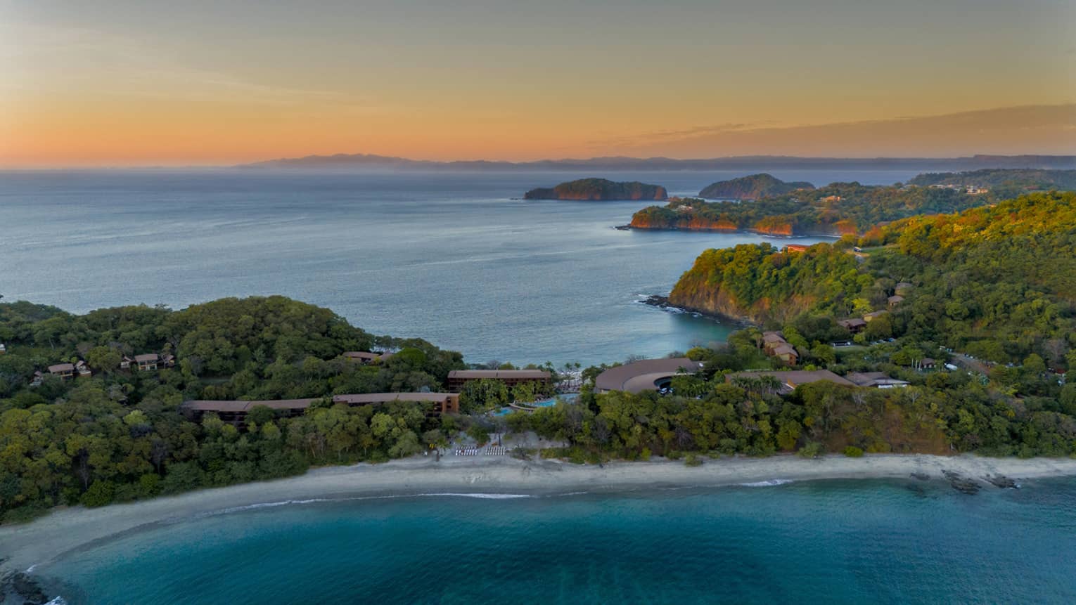 Aerial view of Peninsula Papagayo