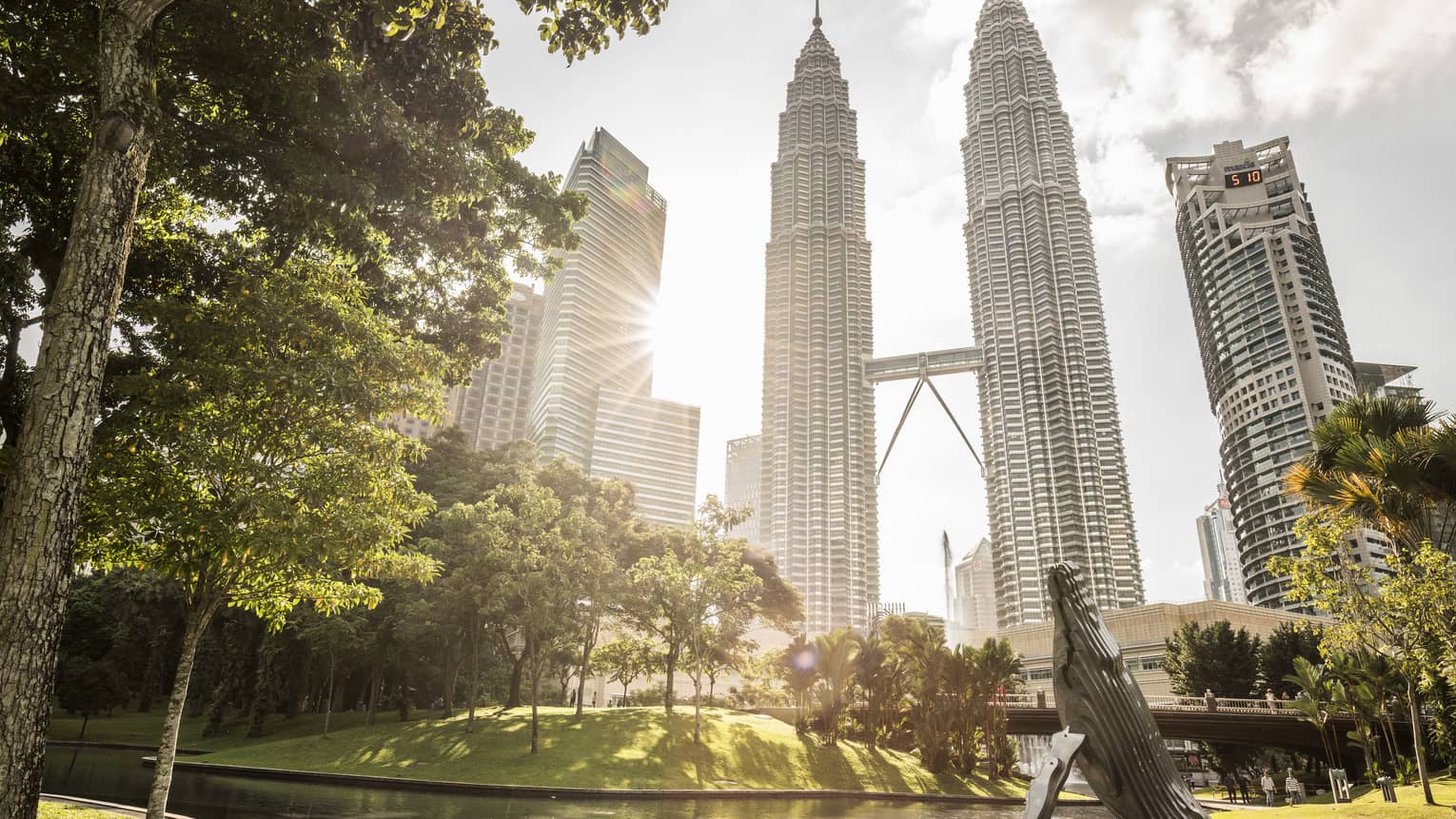 KLCC Park with a view of Four Seasons Hotel Kuala Lumpur