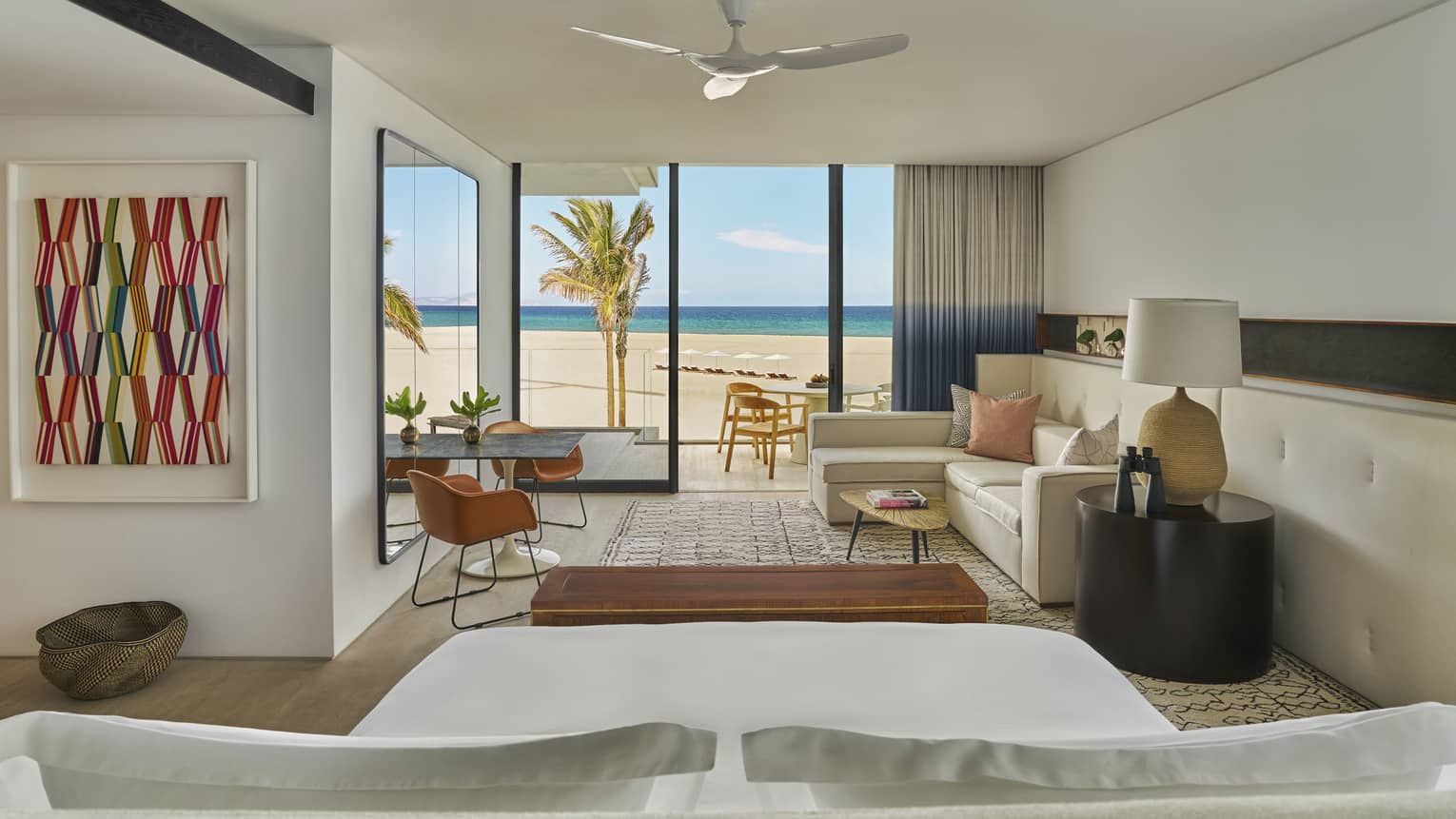 Luxury suite with oceanfront view at Four Seasons Resort Los Cabos