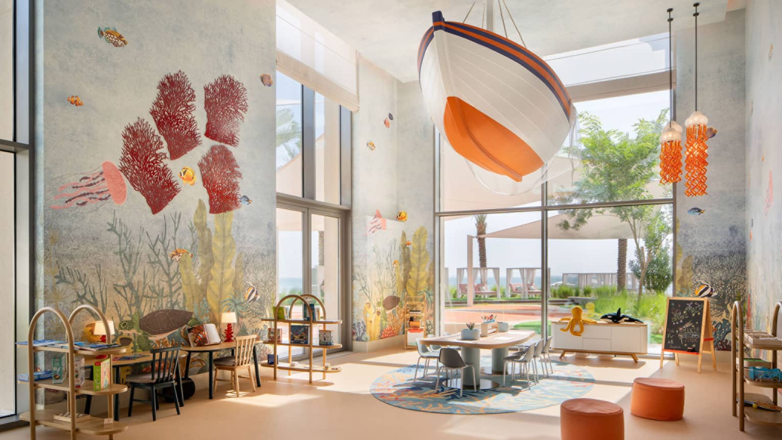Kids For All Seasons play room at Four Seasons The Pearl-Qatar