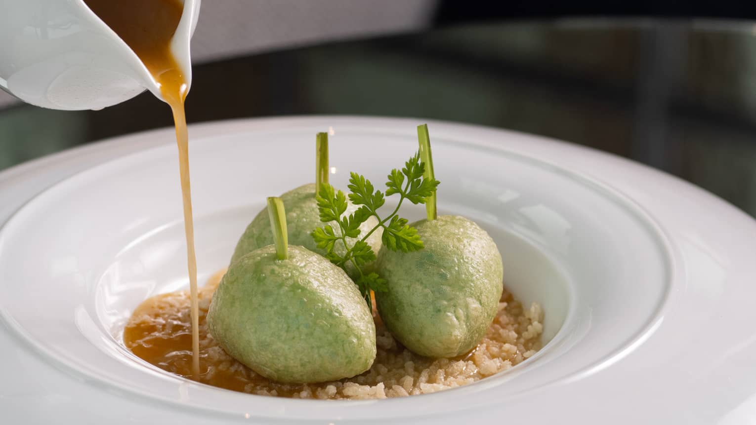 Deep-Fried Lemongrass and Prawn Dumpling