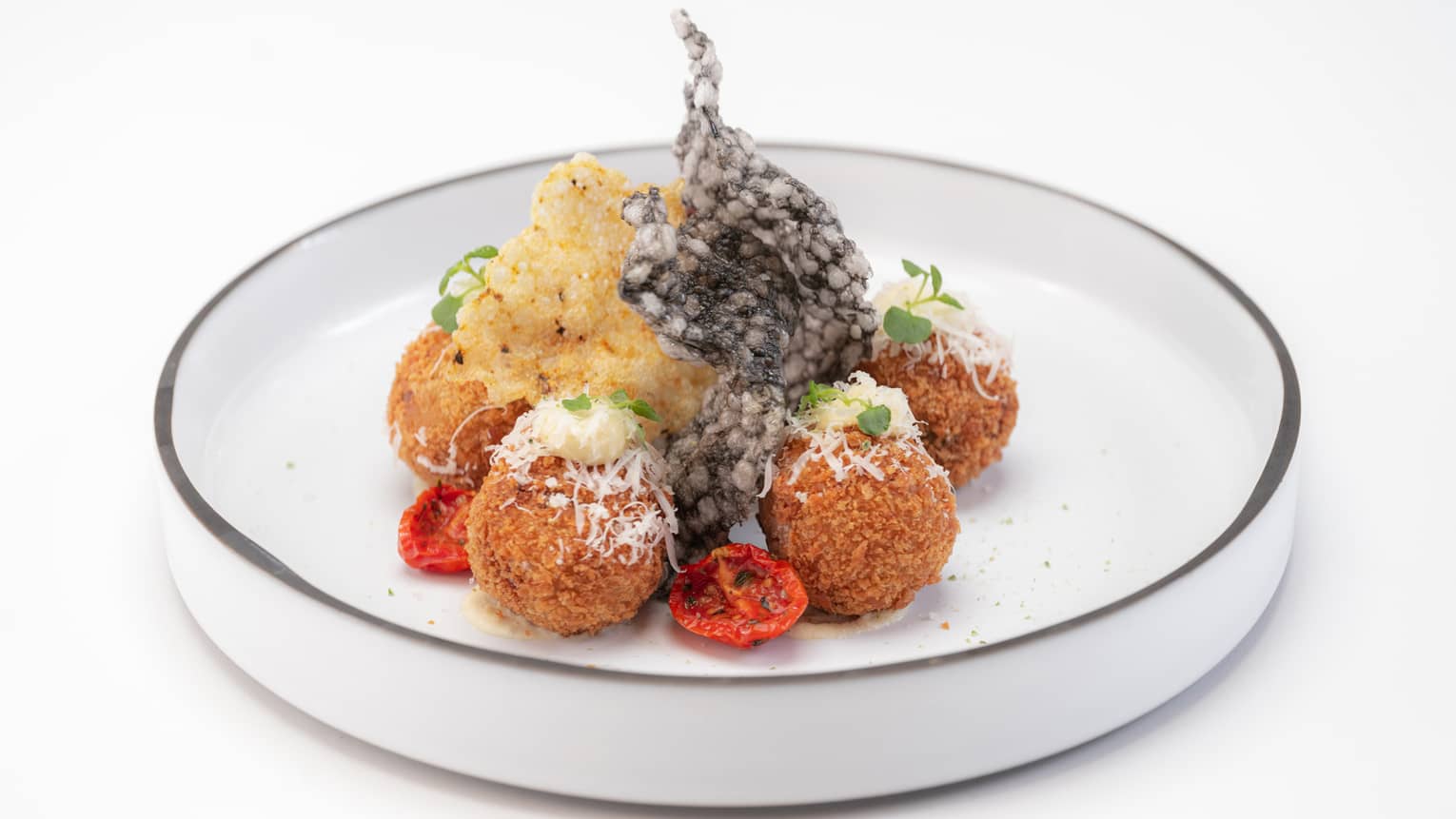 Truffle mushroom arancini