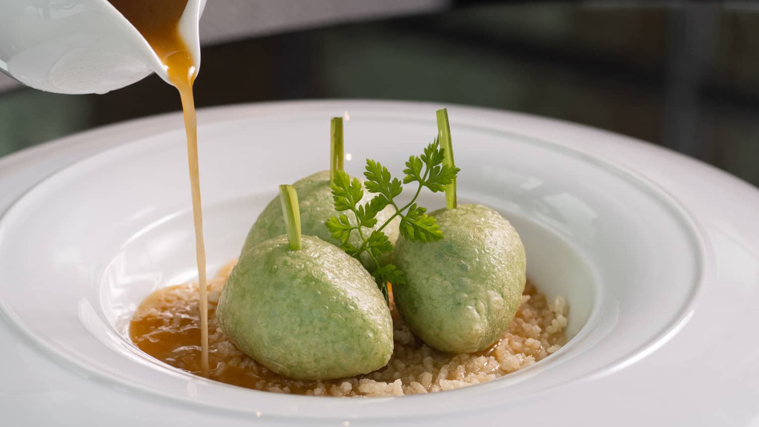 Deep-Fried Lemongrass and Prawn Dumpling
