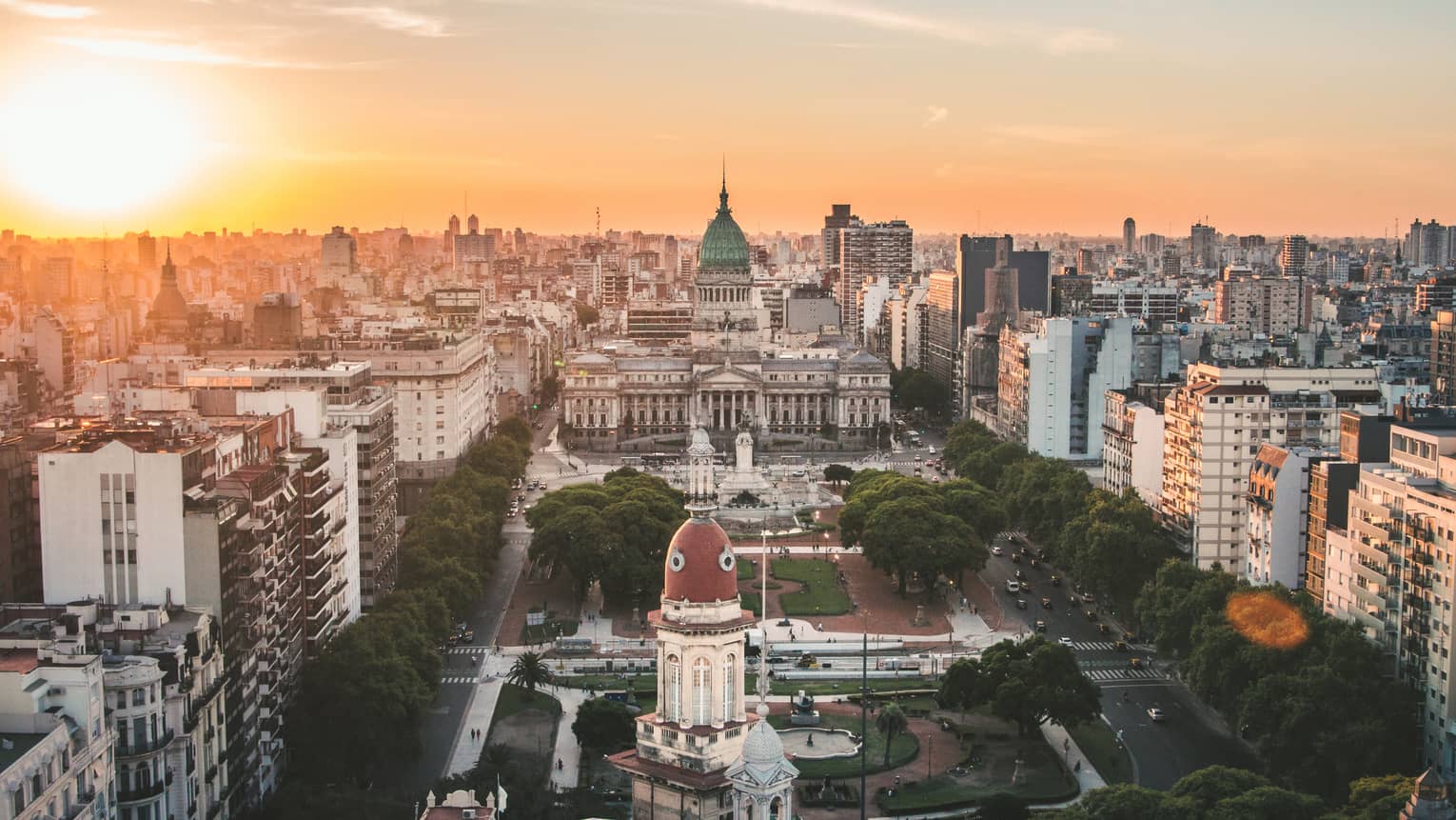 View of cityscape in Buenos Aires