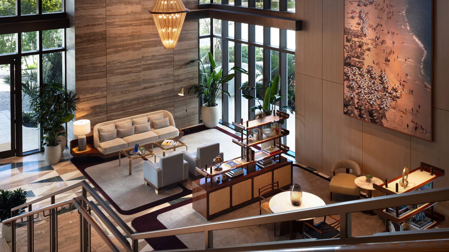 View of the lobby