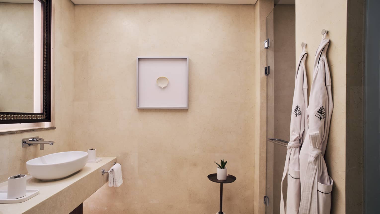 Bathroom with walk-in shower