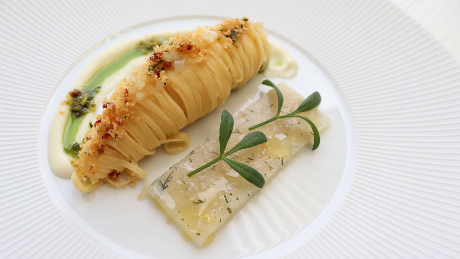 Tagliolini ? White Snapper, Wild Fennel, Crispy Bread