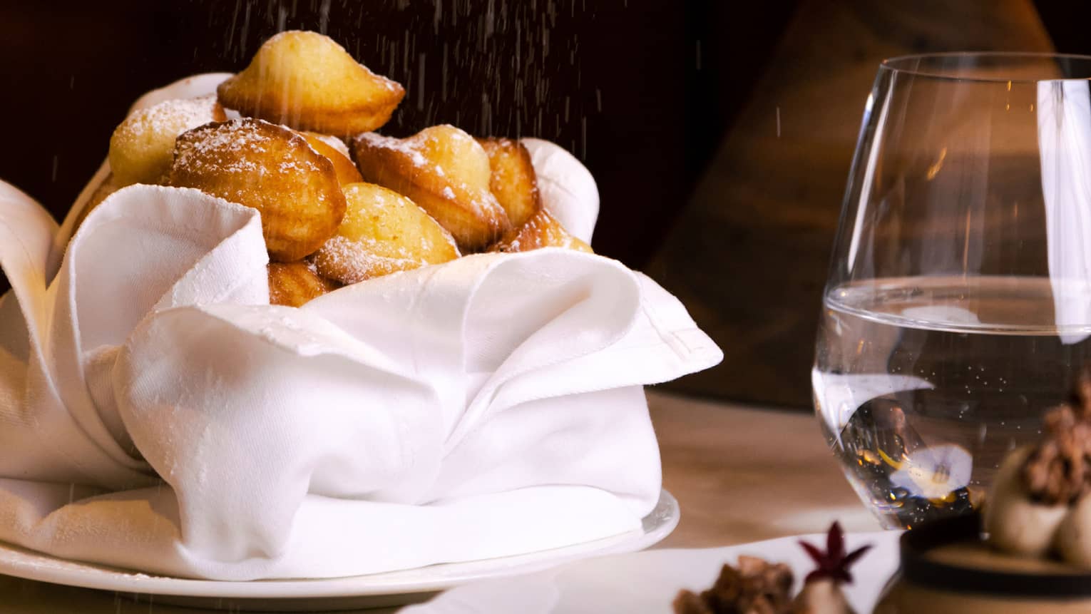Madelines in a basket.