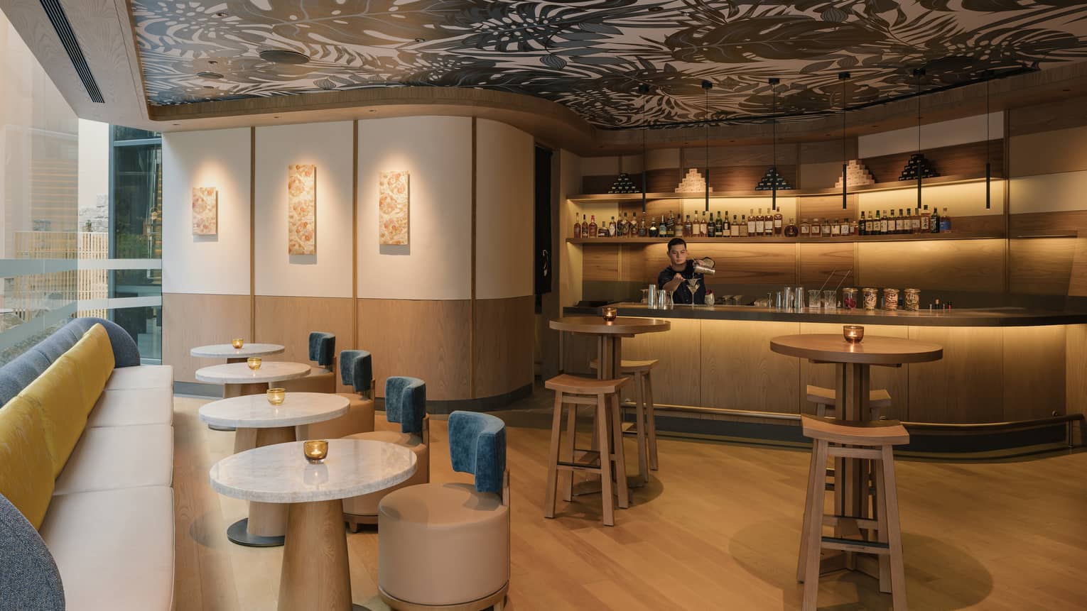 Nobu dining area and bar