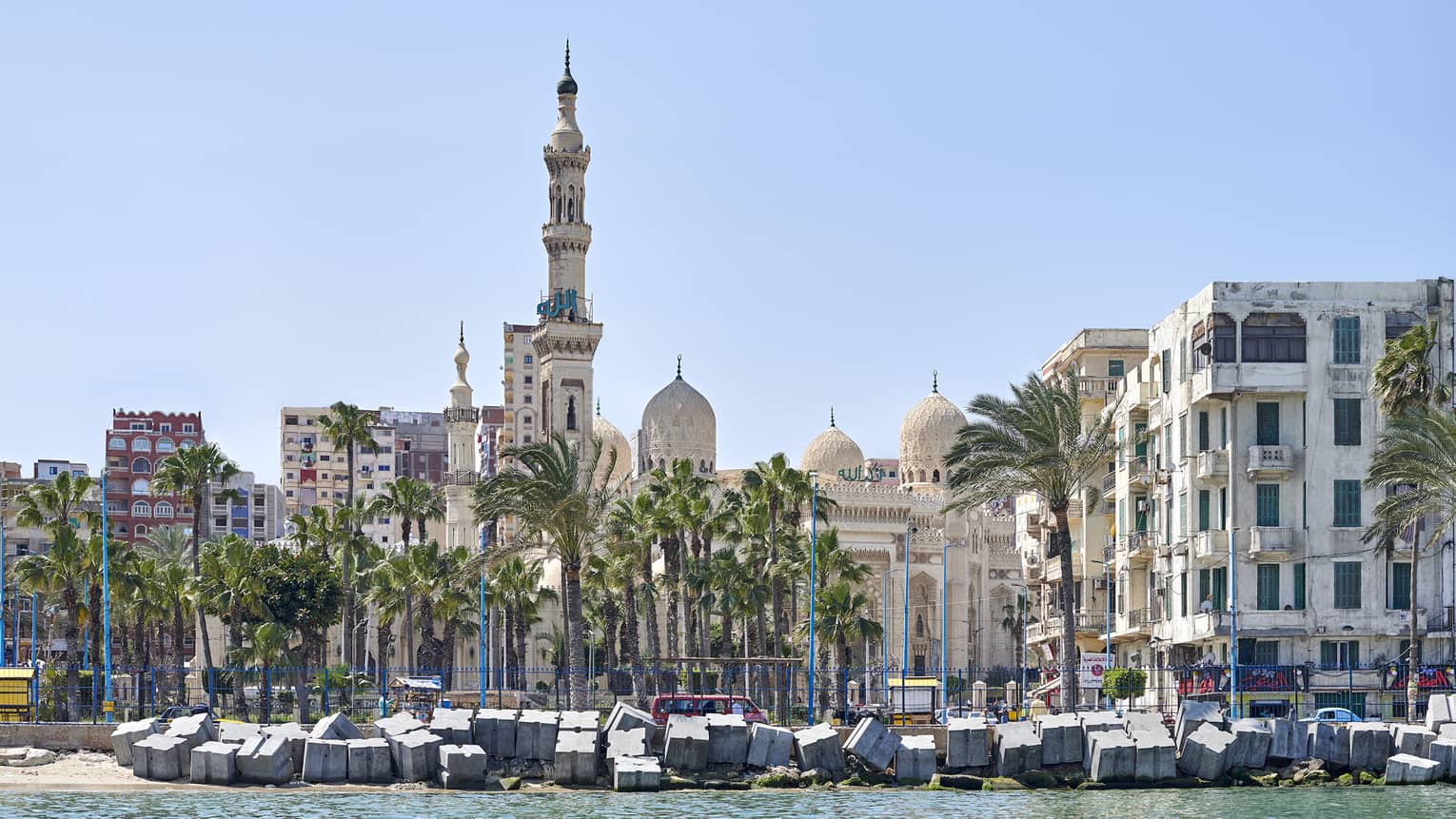 Downtown Alexandria on the water