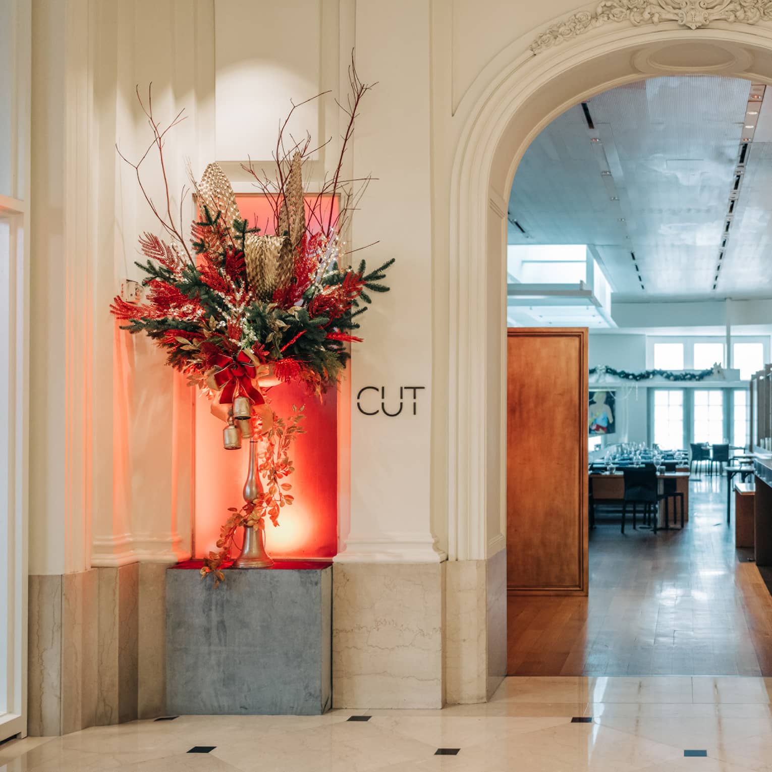 Entrance to CUT restaurant