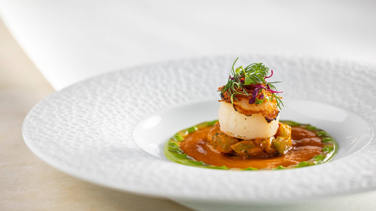 Scallop dish