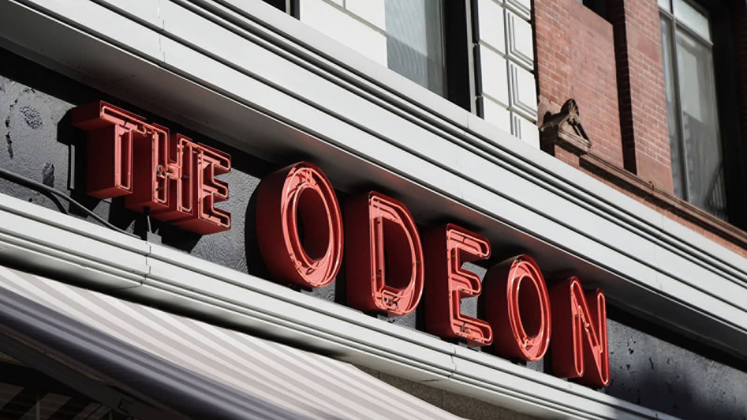 Photo of The Odeon sign