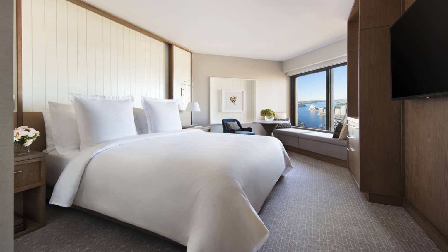 Deluxe Full Harbour remodelled room, overlooking the Sydney Harbour