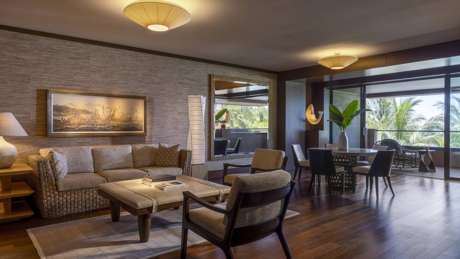 Oceanfront penthouse suite at Four Seasons Resort Lanai