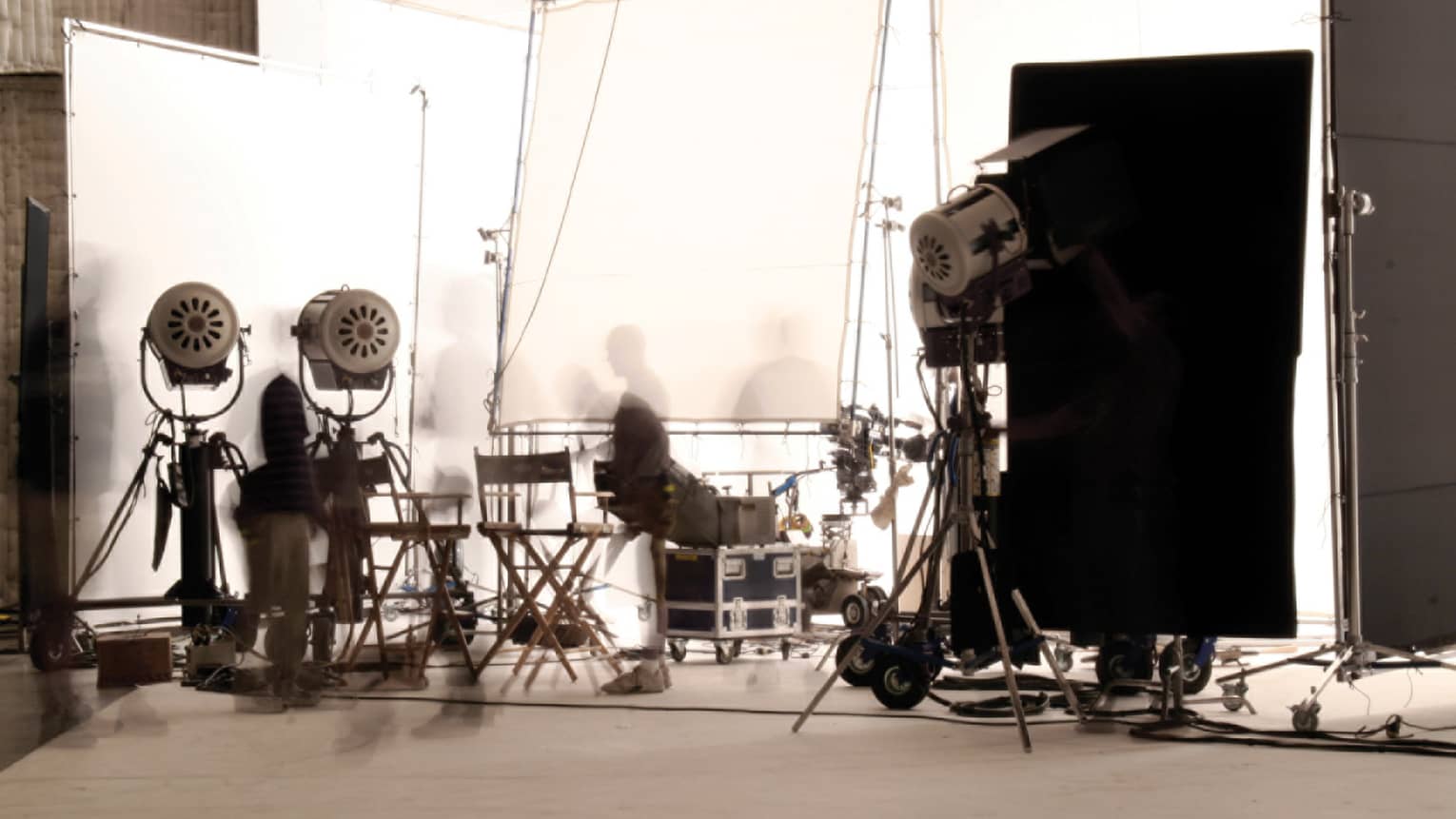A photography studio.