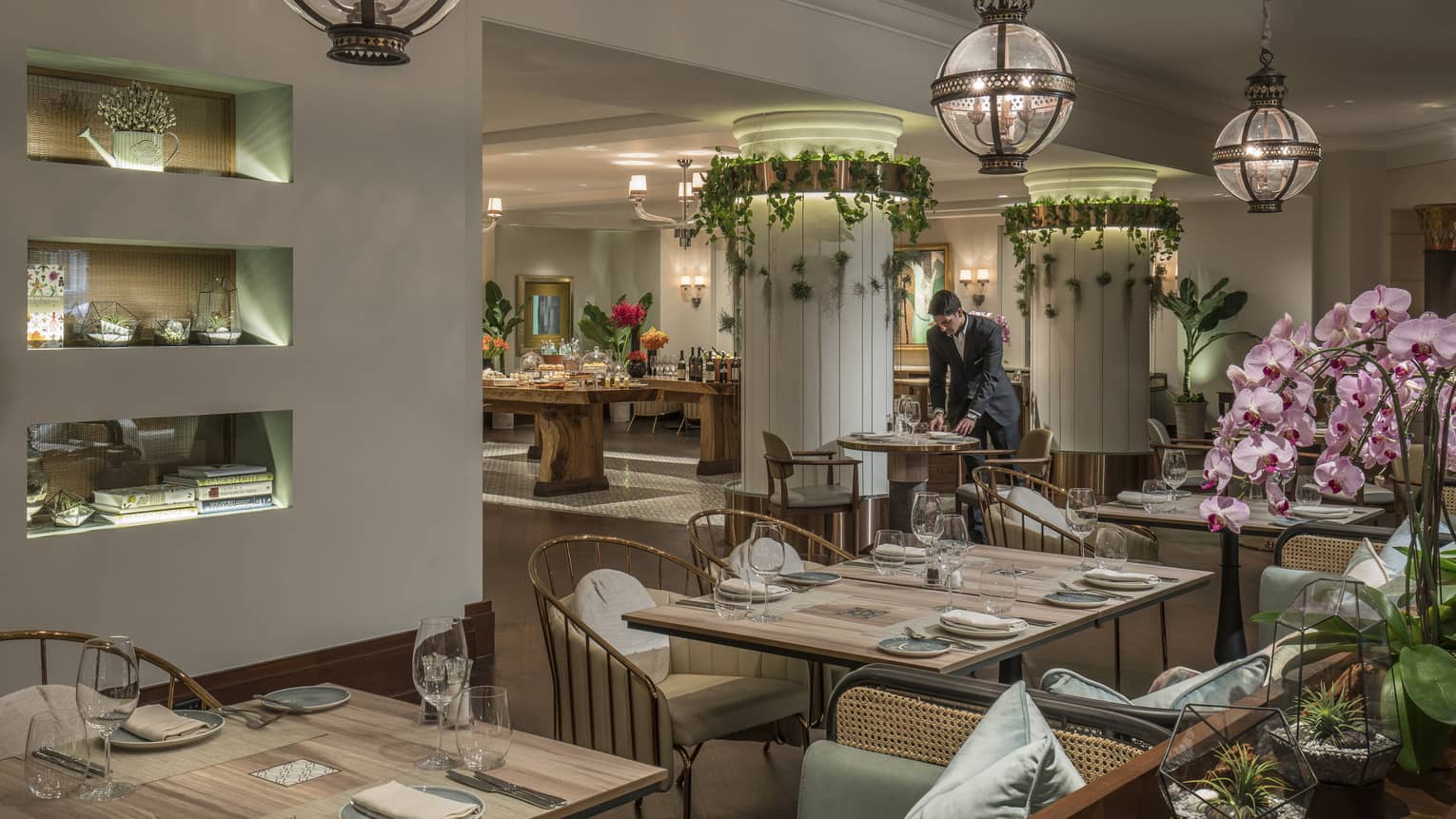 The One Ninety Restaurant, a lush, botanical-inspired modern Asian brasserie 