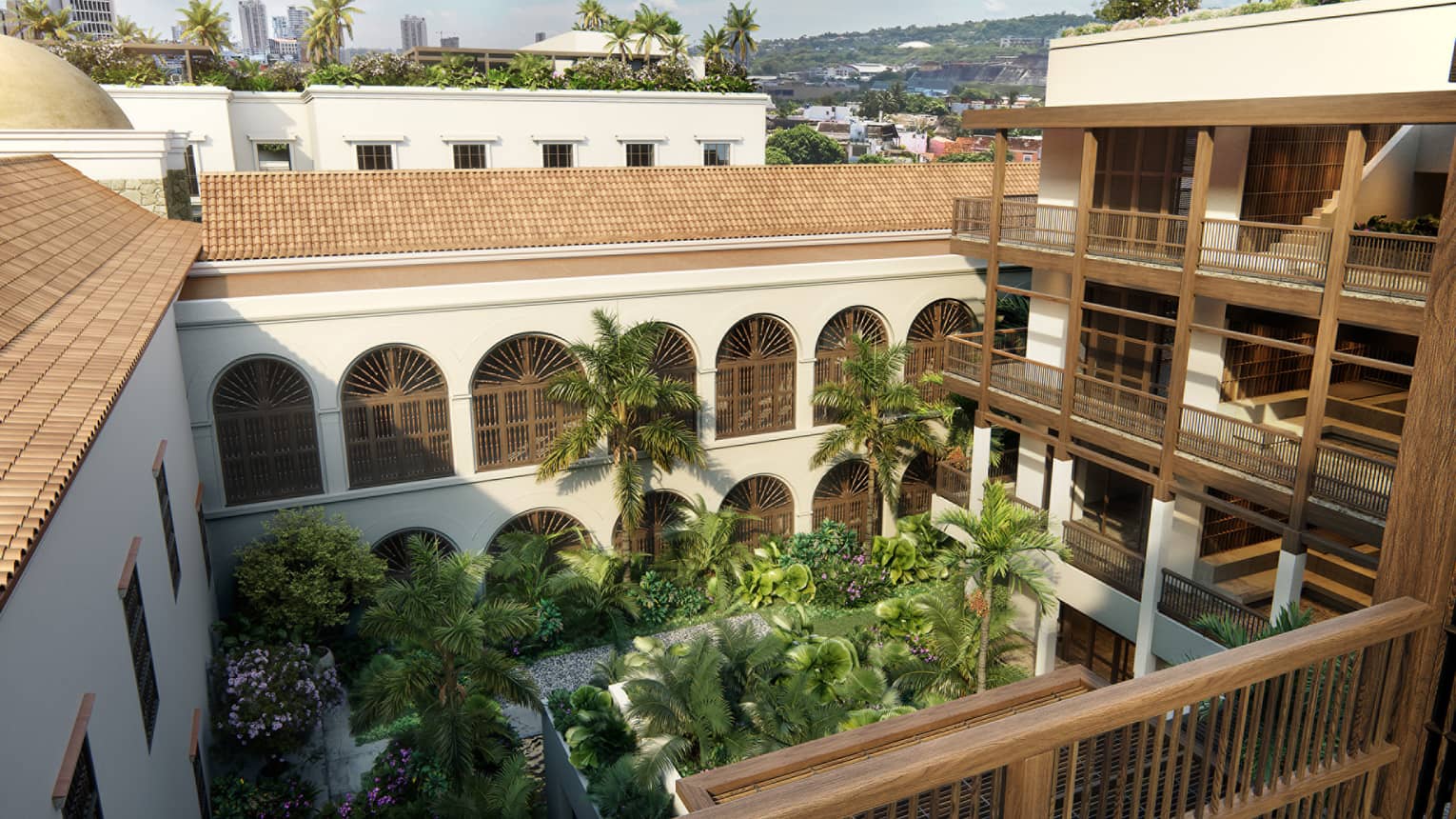 Rendering of residence exterior
