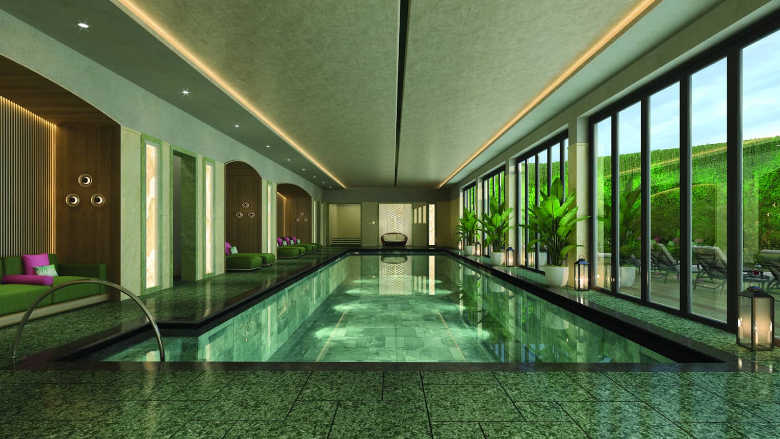 Rendering of pool