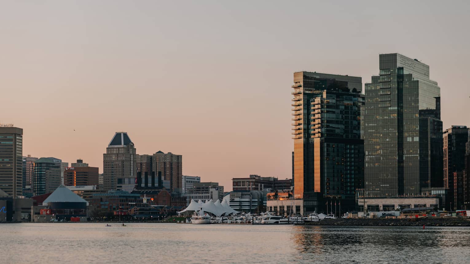 Baltimore city from the water