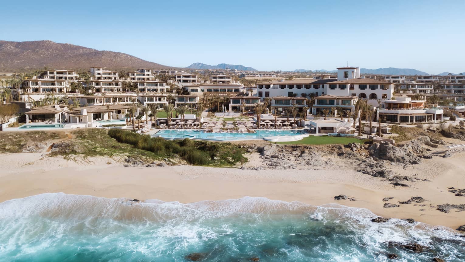 Aerial view of Four Seasons Resort Cabo San Lucas