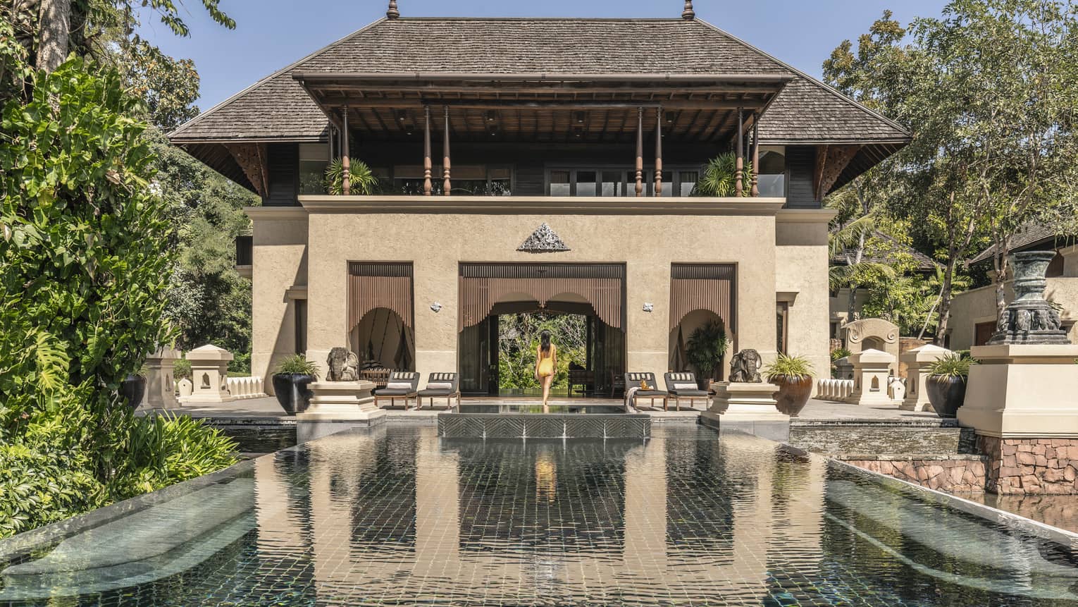 The multi-bedroom Residence Villa with Pool is perfect for family retreats and group outings