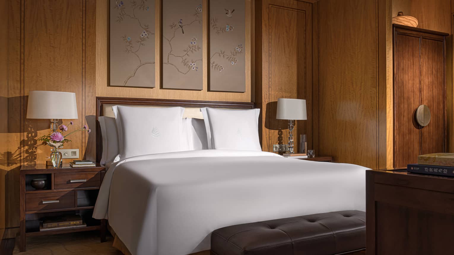 Bedroom with king bed