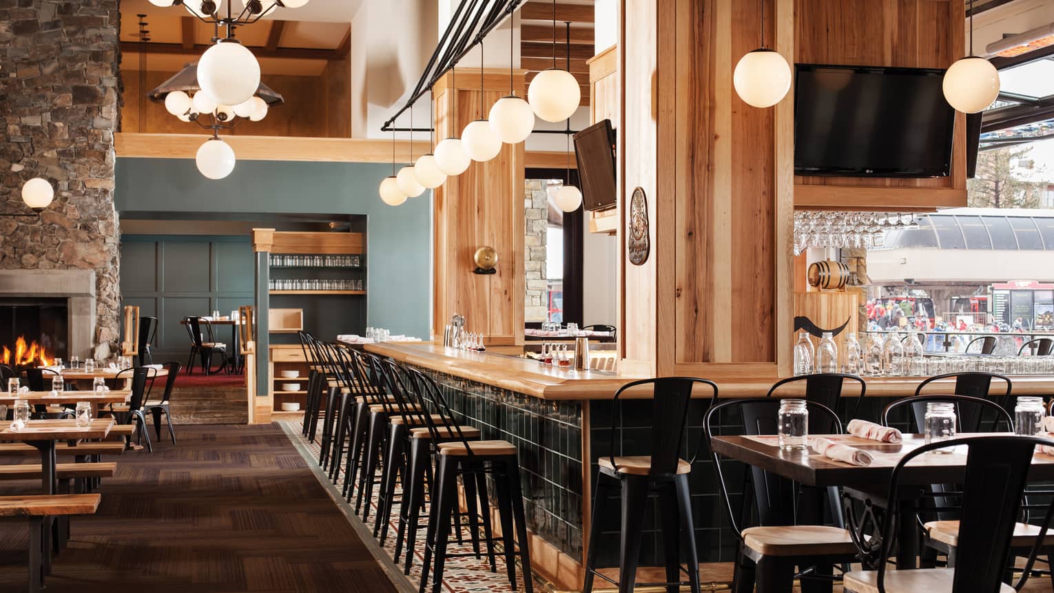 The Handlebar bar area at Four Seasons Resort and Residences Jackson Hole