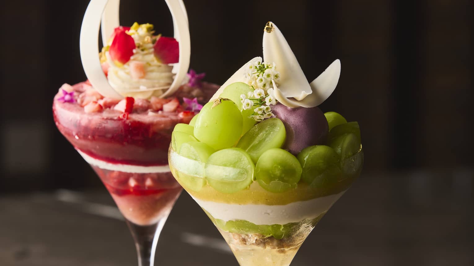 Seasonal parfait featuring sweet and fresh flavours