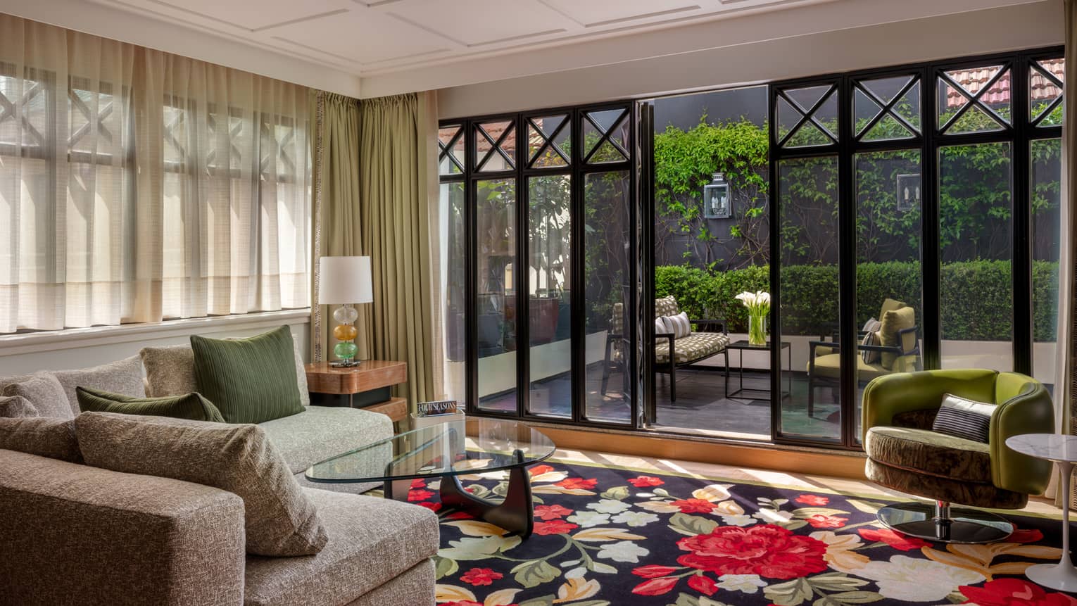 Luxury hotel suite